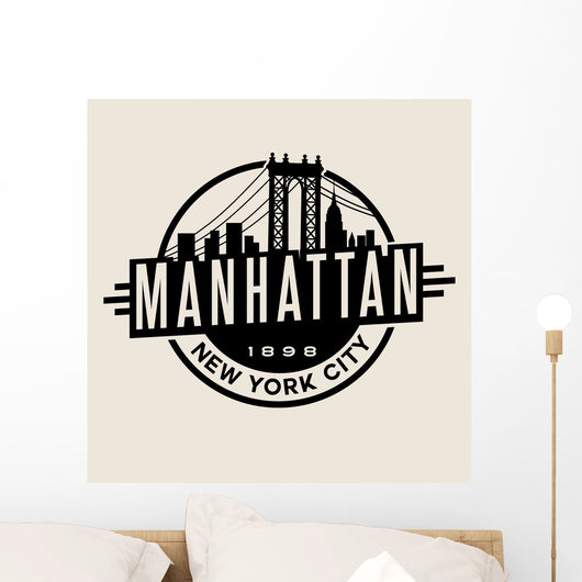 Manhattan Emblem NYC Wall Decal