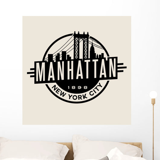 Manhattan Emblem NYC Wall Decal