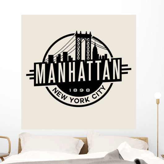 Manhattan Emblem NYC Wall Decal