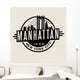 Manhattan Emblem NYC Wall Decal
