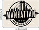 Manhattan Emblem NYC Wall Decal