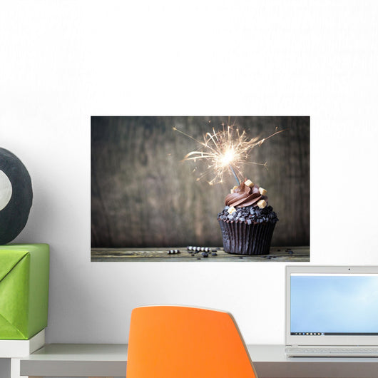 Chocolate Cupcake Wall Decal Design 2