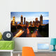 Atlanta Skyline Night Georgia Wall Decal