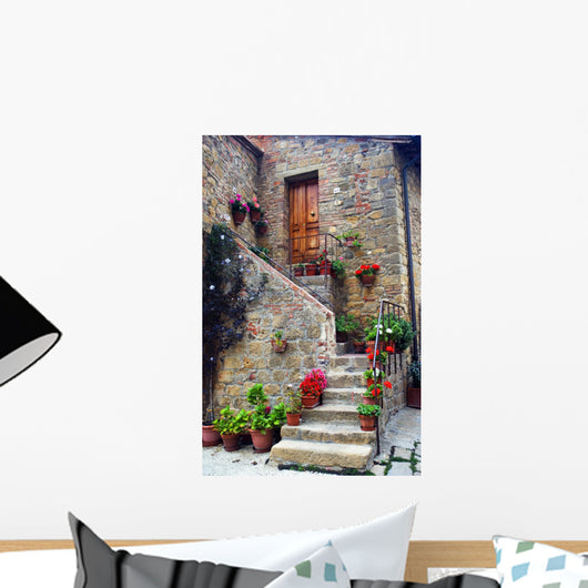 Monticchiello Tuscany Wall Decal