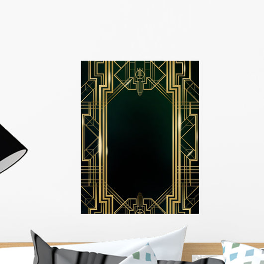 Great Gatsby Art Deco Wall Decal