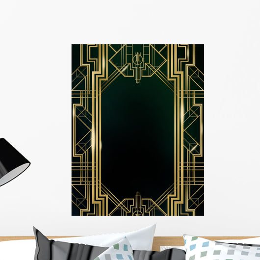 Great Gatsby Art Deco Wall Decal