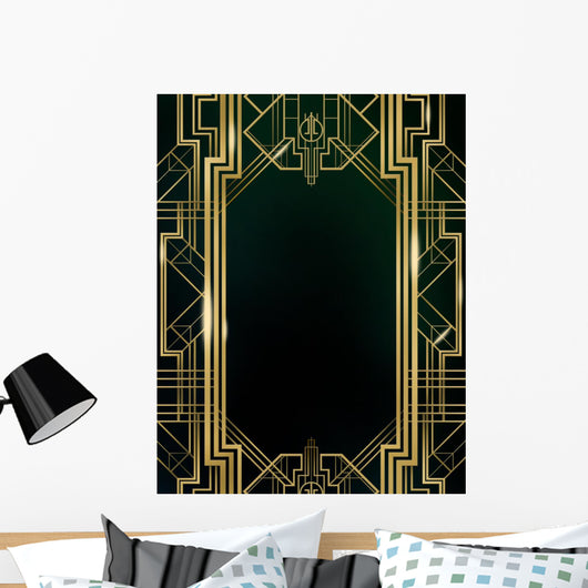 Great Gatsby Art Deco Wall Decal