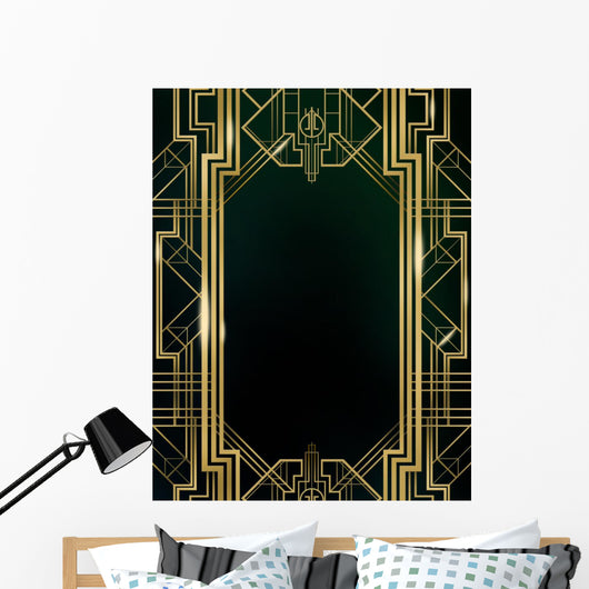 Great Gatsby Art Deco Wall Decal