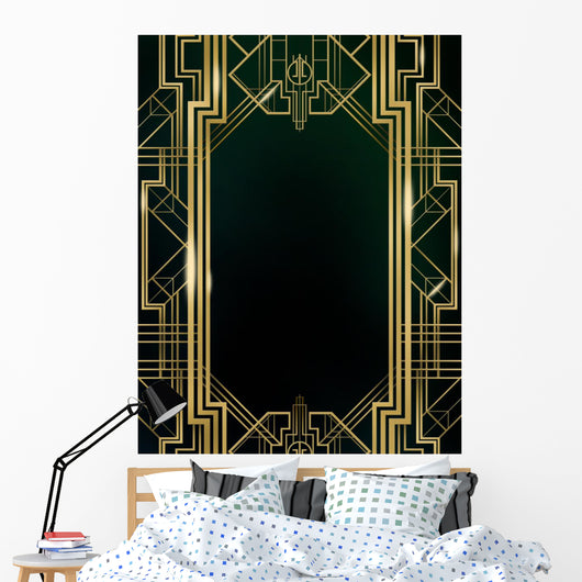 Great Gatsby Art Deco Wall Decal