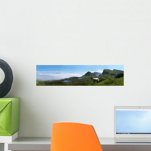 Little Lamb above Clouds Wall Decal