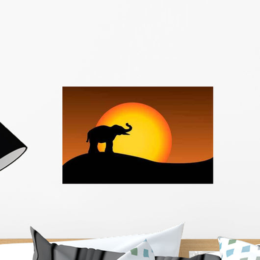 Elephant Wall Decal Design 2