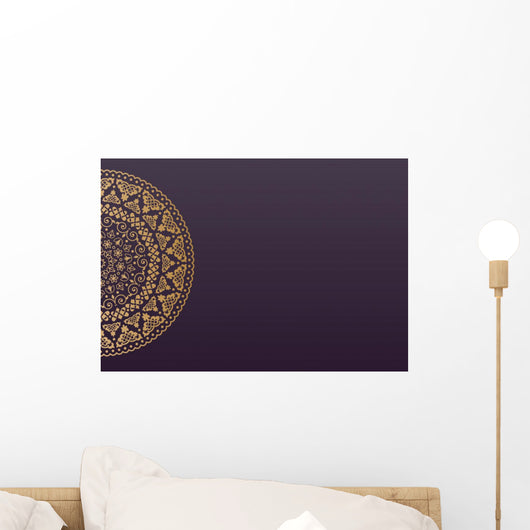 Elegant with Lace Ornament Wall Decal