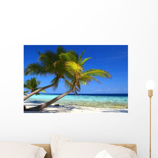 Phenomenal Beach with Palm Wall Decal