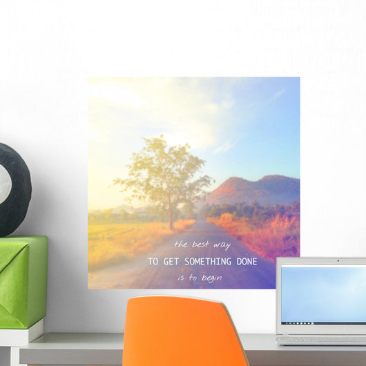 Start Something Inspirational Quote Wall Decal