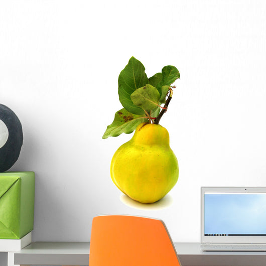 Quince Yellow with Leaves Wall Decal