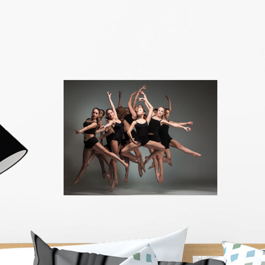 Modern Ballet Dancers Wall Decal