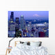 Distant Mount Rainier Seattle Wall Decal