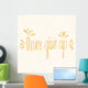 Never Give up Inspirational Wall Decal