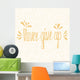 Never Give up Inspirational Wall Decal