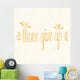 Never Give up Inspirational Wall Decal