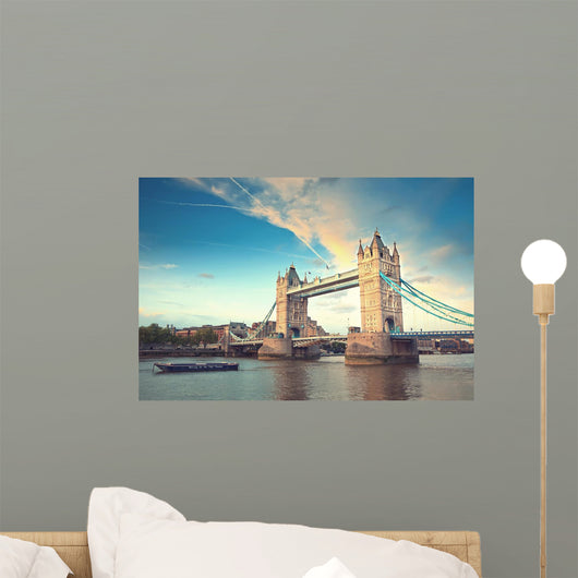 Tower Bridge Sunset London Wall Decal