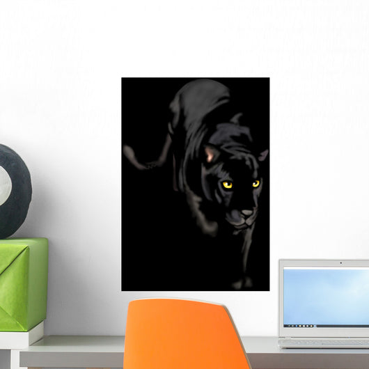 Black Panther Night Wall Decal