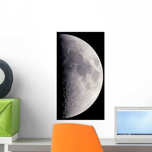 First Quarter Moon Wall Decal