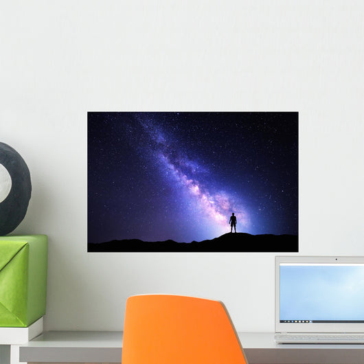 Milky Way Night Sky Wall Decal