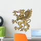 Gold Griffin Wall Decal