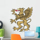Gold Griffin Wall Decal