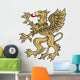Gold Griffin Wall Decal