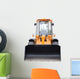 New Yellow Construction Digger Wall Decal