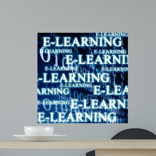 Bits and Bytes Dark Wall Decal