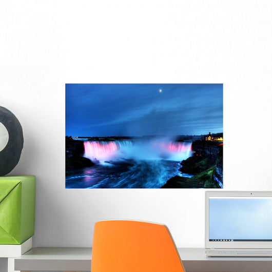 Beautiful Nightfall Niagara Falls Wall Decal