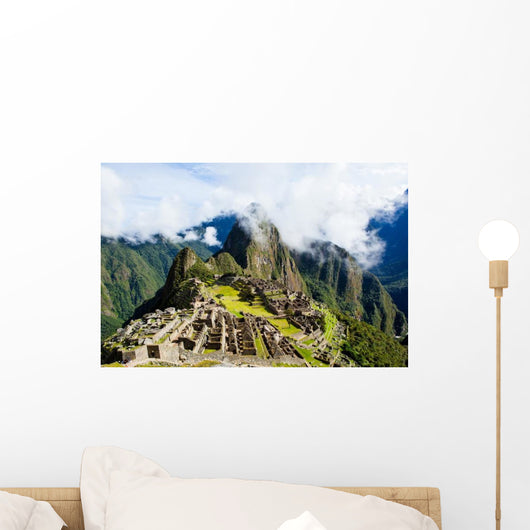 Misty Clouds over Machu Wall Decal