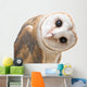 Curious Barn Owl Wall Decal