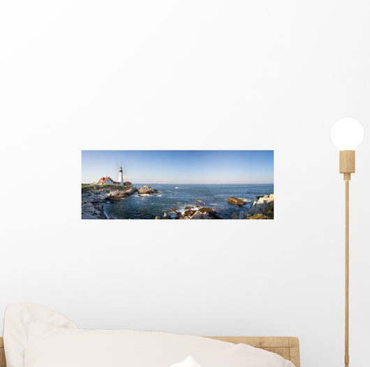 Portland Head Lighthouse Panorama Wall Decal