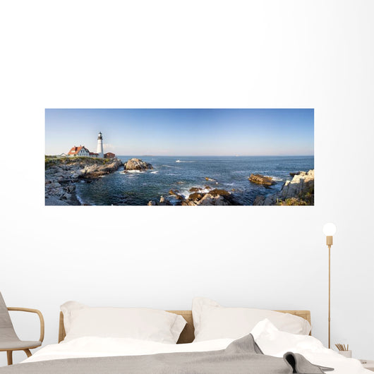 Portland Head Lighthouse Panorama Wall Decal