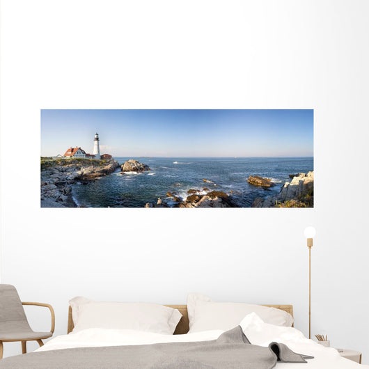 Portland Head Lighthouse Panorama Wall Decal