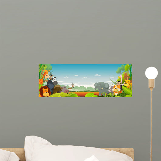 Wildlife African Animals Wall Decal