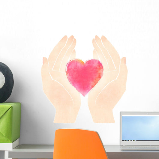 My Heart's Your Hands Wall Decal