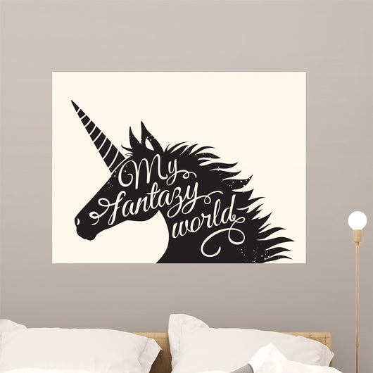 Silhouette Unicorn Wall Decal