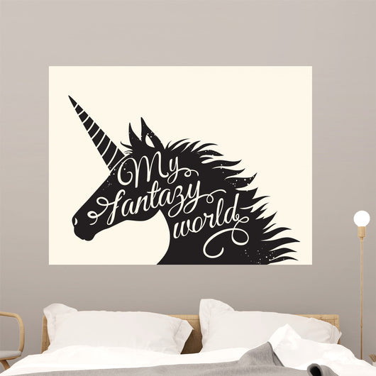 Silhouette Unicorn Wall Decal