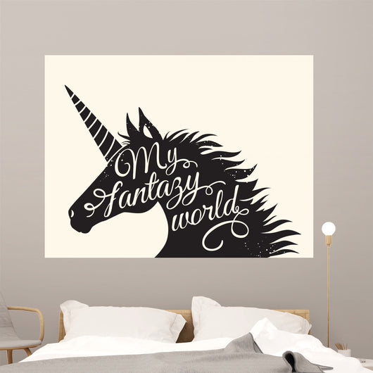Silhouette Unicorn Wall Decal