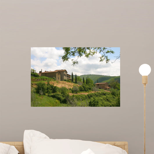 Tuscan Hills Italy Wall Decal