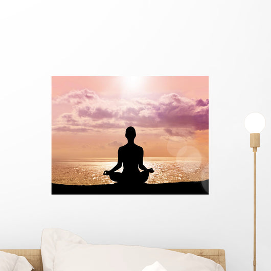 Yoga and Meditation Wall Decal