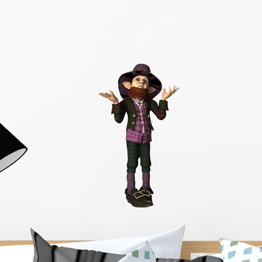Fantasy Leprechaun Wall Decal