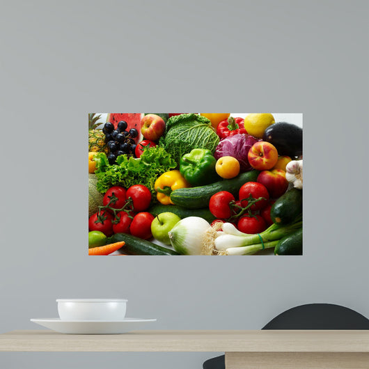 Group Different Fruit and Wall Decal
