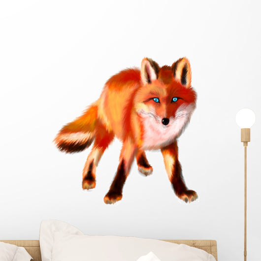 Red Fox Wall Decal