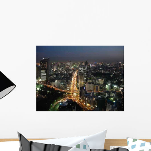 Tokyo Rush-hour Wall Decal
